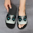 thumbnail image 6 of GZHJMY Stylish Slides for Women Men, Panda with a hacker theme Soft Flexible Slip-on Sandals Slippers, 6 of 7