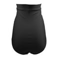 thumbnail image 2 of Wisremt Women's High Waisted Bikini Bottom Ruched Swimsuit Briefs S-3XL Black, 2 of 6