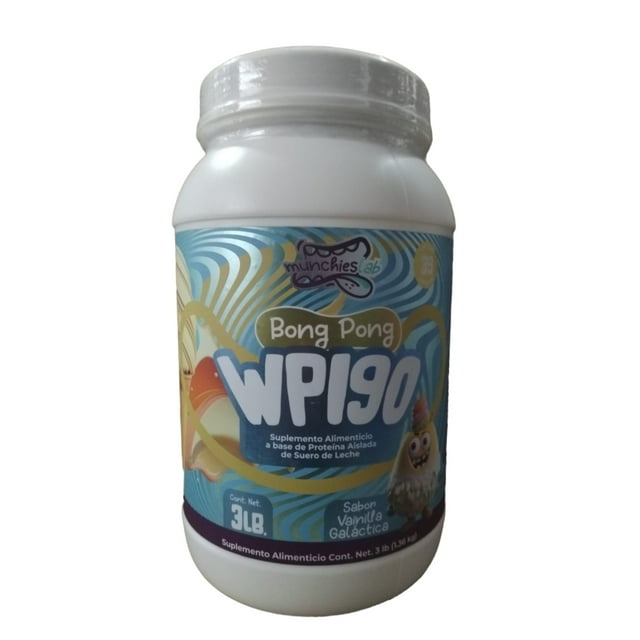 Munchies Lab WPI 90 - Proteína Aislada de Suero de Leche - Sin Lactosa - 3 lbs - Suplemento Alimenticio