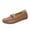 Gold, variant on Fesfesfes Black Flats shoes Round Toe Snail Shoes Sweet Middle Age Mom's Flats Shoes Comfortable Lightweight Shoes 40(7.5)