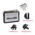 thumbnail image 2 of Cassette Player Usb Cassette To Mp3 Converter Capture Audio Music Player Tape Cassette Recorder Speravity EL012958-00, 2 of 6