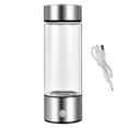 thumbnail image 2 of Portable Hydrogen Water Bottle, 420ML USB Rechargeable Hydrogen Water Generator, Glass Hydrogen Rich Water Cup for Active Lifestyle, 2 of 8