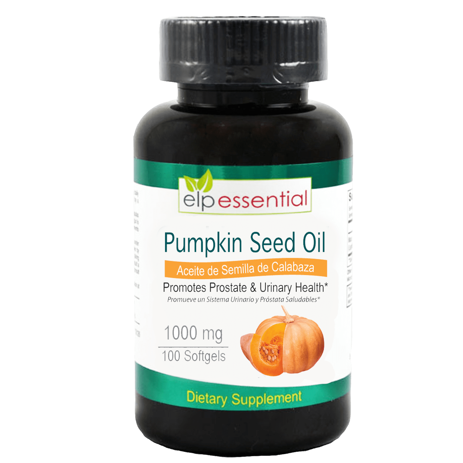 Pumpkin Seed Oil Aceite de Semilla de Calabaza 1000Gr .100 Softgels