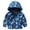 Dark Blue, variant on Print Windproof Autumn Zipper Kids Hooded Jacket Coat Baby Boys Toddler Boys Coat Jacket,Color:Black