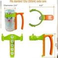 thumbnail image 6 of DIPESI 2-Pack Kids Water Bottle Handles with Straw Lids, BPA-Free Plastic Grips for School Lunch Travel, 6 of 9