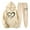 Beige, variant on Feancey Womens Sweatsuits 2 Piece Set Plus Size Casual Heart Print Hoodies and Jogging Sweatpants Matching Sets Valentines Day Cute Tracksuit Y2K Beige M