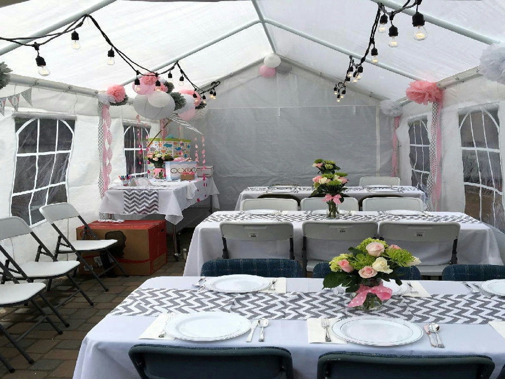 20 x 20 Ft Heavy Duty Commercial Party Canopy Carport Shelter Wedding Camping Tent Gazebo Pavilion Outdoor