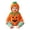 as the picture shows, variant on gcong Toddler Boys Halloween Bodysuits Pumpkin Vest Top Outfit Set with Hat and Socks