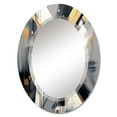 thumbnail image 2 of DESIGN ART Designart "Black and Gold Depth Corner III" Abstract Shapes Modern Wall Mirror 20in.x30in., 2 of 4