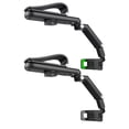 thumbnail image 4 of Soporte universal para teléfono móvil DQrwqpou con visera solar y clip para coche gris, 4 of 7