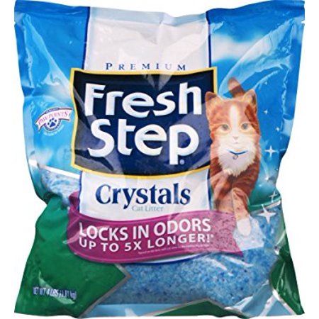 Fresh Step Crystals, Premium Cat Litter, Scented, 4 Pounds, 4.0 Lb ...