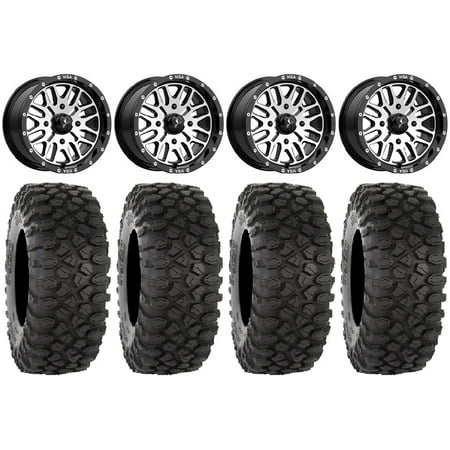 MSA Machined Brute 15 ATV Wheels 30 XC450 Tires Sportsman RZR Ranger MSA Machined Brute 15 ATV Wheels 30 XC450 Tires Sportsman RZR Ranger