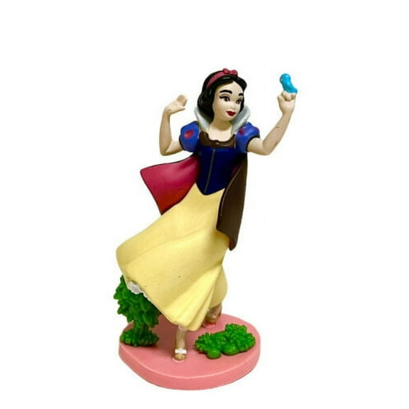 Princess Snow White Playful With Bird Cake Topper Figure Figurine PVC 3” New