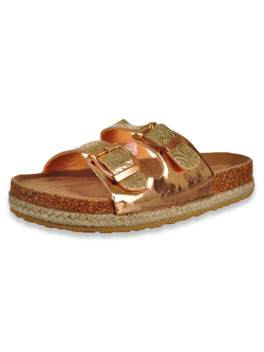 Kensie Girl Kensie Girl Girls' Metallic SlipOn Sandals (Sizes 11 4)