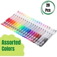 thumbnail image 3 of Mr. Pen- Glitter Gel Pens, Assorted Color, 20 Pack, Glitter Pen, Glitter Gel Pens for Adult Coloring, 3 of 8