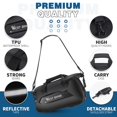 thumbnail image 4 of Bike Rack Bag - 3 in 1 Bicycle Trunk Bag, 13L/24L Capacity Bicycle Backseat Bag with Waterproof Carbon Fiber, Bike Rack Rear Luggage Bag with Shoulder Strap, 4 of 7