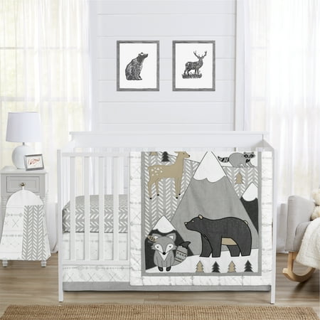 UPC: 0846480068488 | Woodland Friends 4 Piece Crib Bedding Set by Sweet Jojo Designs