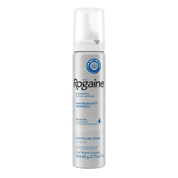 Men's Rogaine 5% Minoxidil Foam for Hair Regrowth, 1-Month Supply