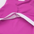 thumbnail image 5 of IBTOM CASTLE Girls 2 Piece Tennis Outfit Tank Top Shorts Set Backless Crop Tank Top Crossover Tummy Control Shorts Yoga Workout Activewear with Side Pockets 玫粉色, 5 of 7