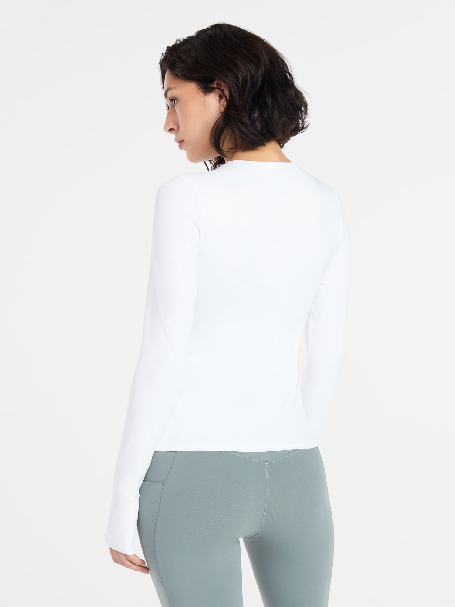 Avia Women's and Women’s Plus SoftSculpt Tee with Long Sleeves, Sizes XS-4X
