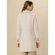thumbnail image 5 of Abrigos largos de invierno con solapa con muesca y doble botonadura para mujer Beige XL, 5 of 7