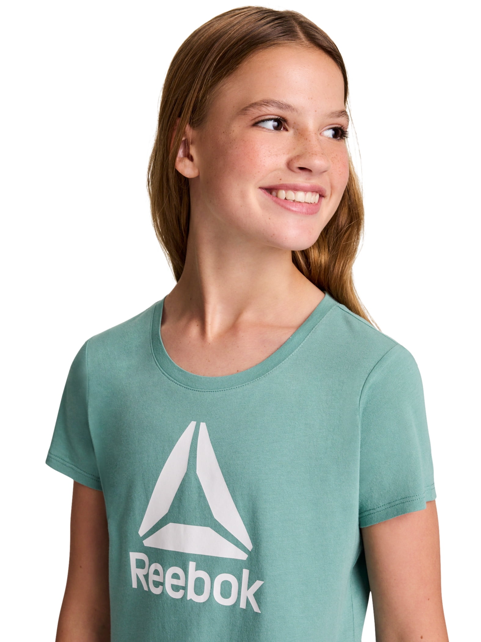 Reebok Girl's Distinction 2-Pack Short Sleeve Performance T-Shirt, Sizes 4-18