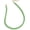 Green, variant on Orange Natural Stone Beaded Necklace for Women – Gold-Plated Stainless Steel Adjustable Clasp, Surfer Beach Boho Jewelry Gift