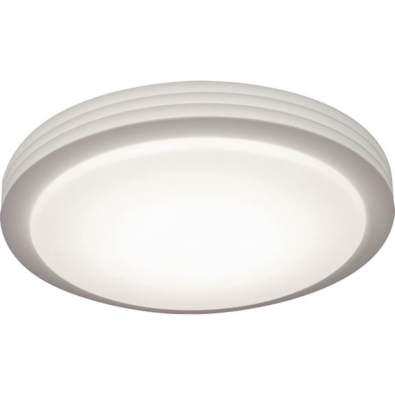AFX Lenox 23-inch White LED Flush Mount, White Acrylic Shade