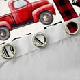 thumbnail image 4 of Manfei Red Rustic Truck Curtains Pack of 2 (38x54), Vintage Buffalo Plaid Black Out Curtains, Merry Christmas Blackout Curtains for Bedroom, Window Curtains Bedroom Decorative, 4 of 6