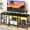 Black, variant on Tomnk TV Stand for TVs up to 55 Inch, Entertainment Center with Open Storage Shelves, Media Console Table with Soundbar Shelf for Living Room, Bedroom, Rustic Brown