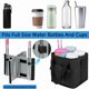 thumbnail image 2 of Bolsa de tela para transportar bebidas,plegable y portátil,soporte multiusos para café,leche,té y botellas de agua.Organizador de vasos para viajes al aire libre,camping,transporte público y, 2 of 5
