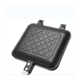 thumbnail image 2 of Grilled Sandwich Maker Bread Toast Breakfast Machine HotDog Sandwich Pan Non-Stick Aluminum Flip Pan Kitchen Tool, 2 of 7