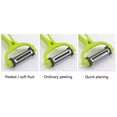 thumbnail image 4 of wamans Vegetable Potato Peelers For Kitchen, Y Peeler For Fruit Carrot Zucchini Cucumber Potatoes, Good Grip Vegetable Peeler Makes Peeling Very Easy,Green,, 4 of 7