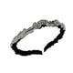 thumbnail image 1 of Qarigey Diademas con diamantes de imitación ajustables, plisadas gruesas, accesorios de moda para el cabello, aros, diademas, tocados para mujeres y Ropa, zapatos y accesorios Miscelánea Rosado Qarigey AP010737-03, 1 of 6