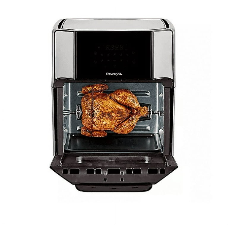 PowerXL Air Fryer Pro Plus Extra-Large 12 Quart Air Fryer Oven  Multi-Cooker, Stainless Steel, 1700 Watts 