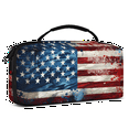 thumbnail image 2 of Herdesigns 4th of July Carry Case Compatible with Nintendo Switch 2017 & Oled 2021, with 20 Game Card Slots, Memorial Day USA Flag Portable Travel Carrying Case Pouch for Accessories & Games, 2 of 8
