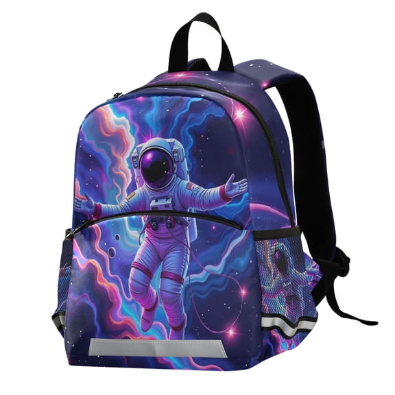 ALAZA Astronaut at Starry Space School Backpack Elementary Student Bookbag