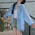 thumbnail image 4 of Womens Relaxed Fit Lapel Shirt Perfect for Daily Activities in the Sun, 4 of 9
