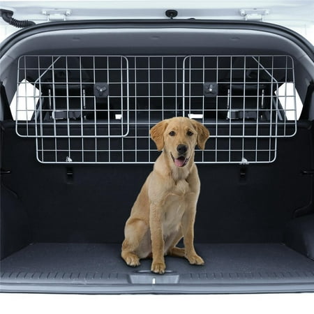 Dog Car Barrier Adjustable Pet Barrier for SUVs,Car and Vehicles,Heavy Duty Wire Adjustable,Smooth (Best Dog Barrier For Suv)