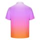 thumbnail image 5 of Camisetas de Manga Corta de los Hombres Casual Gradiente Solapa Botón Arriba Camiseta, Top Ligero para el Hogar, Uso Diario Y Cómodo, 5 of 5