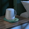 thumbnail image 1 of Tazas de cerámica Tazas de café vintage Tazas de 12 oz con forma de muñeco de nieve Tazas de café geniales Tazas de café más geniales Taza de vacío inalámbrica USB Calentador de café inalámbrico de, 1 of 5
