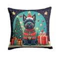 thumbnail image 5 of White Toy Poodle Christmas Fabric Decorative Pillow 14 in x 14 in, 5 of 43