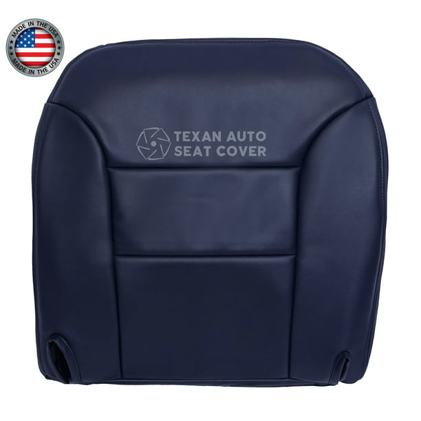 1995 1996 1997 1998 1999 Chevy Tahoe Suburban 1500 2500 Lt Ls 2wd 4x4 Passenger Side Bottom Synthetic Leather Replacement Cover Blue Com - 98 Chevy Tahoe Seat Covers