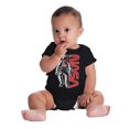 thumbnail image 6 of Retro Astronaut NASA Worm Logo Romper Boys or Girls Infant Baby Brisco Brands 6M, 6 of 7