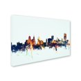 thumbnail image 2 of Trademark Fine Art "Buffalo New York Skyline Blue", 2 of 3