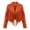 Orange, variant on Women's Faux Suede Leather Tassel Jackets Cropped Motorcycle Fringe Coats Trendy Fall Western Jacket 80s Outfit, X-XL