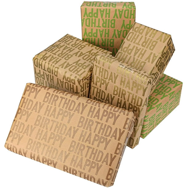 Kraft wrapping on sale paper sheets