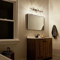 thumbnail image 6 of 45973OZ Kichler Lighting Avery - 3 Light Bath Vanity Approved for Damp Locations - with Vintage Industrial inspirations - 9.25 inches tall by 24, 6 of 14
