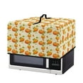 thumbnail image 2 of FOR U DESIGNS Pumpkin Print Microwave Oven Dust Cover Dustproof Small Appliance Covers Stain Resistant Microwave Oven Grill Covers Protector with Top Handle-L, 2 of 8
