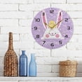 thumbnail image 7 of SKYSONIC Easter Rabbit Wall Clock 10 Inch Silent Non Ticking Round Clock Oil Painting Clock Easy to Read Clock for Living Room Bedroom Bathroom Home Decor, 7 of 7